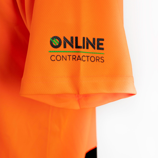 Birdseye Polyester with Screen Print Logo