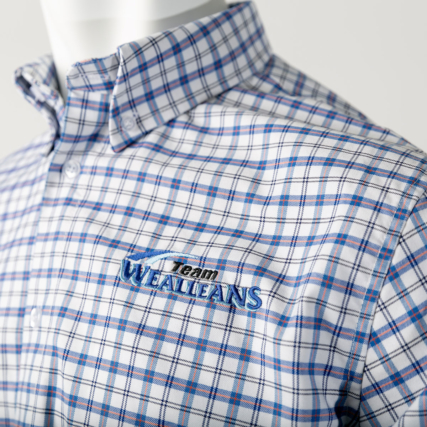 Long Sleeved Dress Shirt with embroidered logo